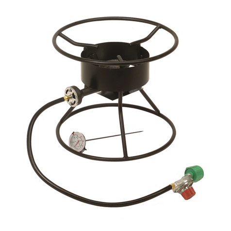 King Kooker OUTDOOR COOKER Assembly and use manual