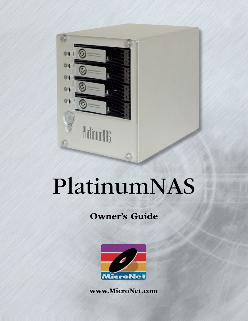 MicroNet PlatinumNAS owner's guide