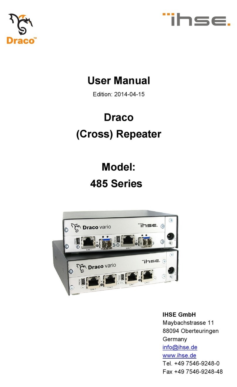 Ihse 485 Series user manual