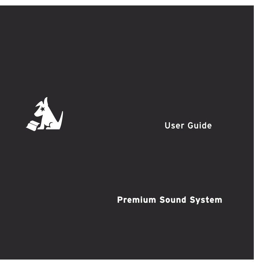 Sirius Satellite Radio Premium Sound System user guide