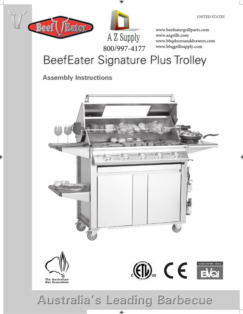 Beef Eater Signature Plus Trolley Assembly instructions
