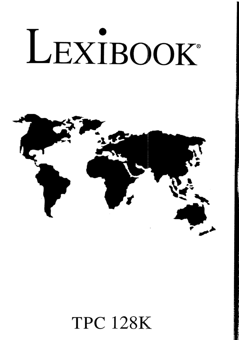 LEXIBOOK TPC 128K manual