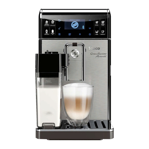 Philips Saeco GranBaristo User manual Philips Saeco GranBaristo User manual