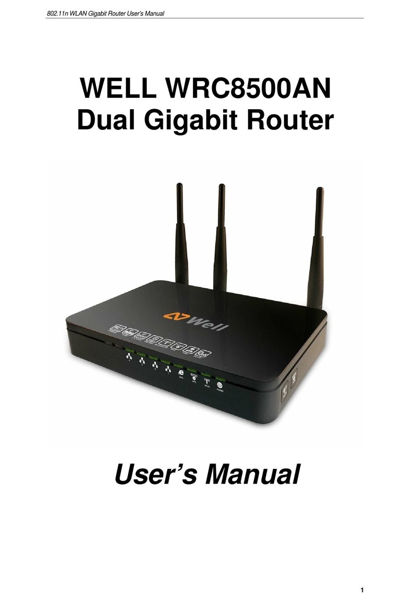 Well WRC8500AN user manual