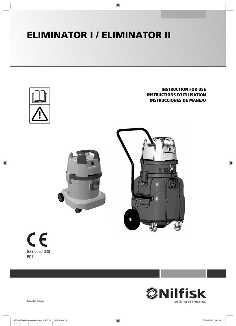 Nilfisk-Advance ELIMINATOR I User manual