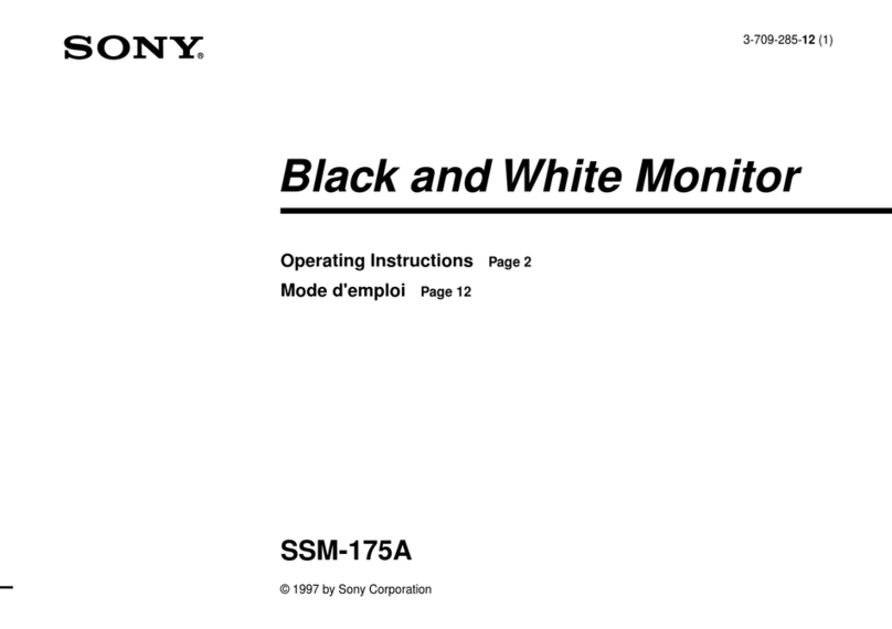Sony SSM-175A User manual