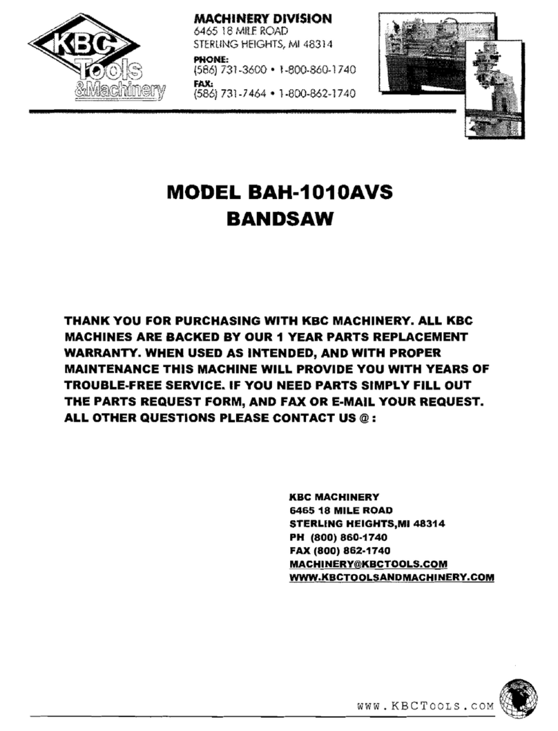 KBC BAH-1010AVS instruction manual