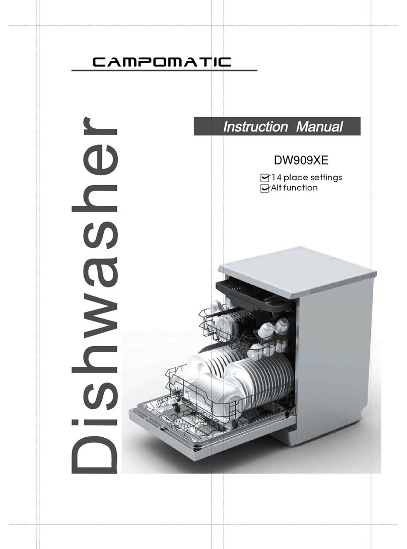 Campomatic DW909XE instruction manual