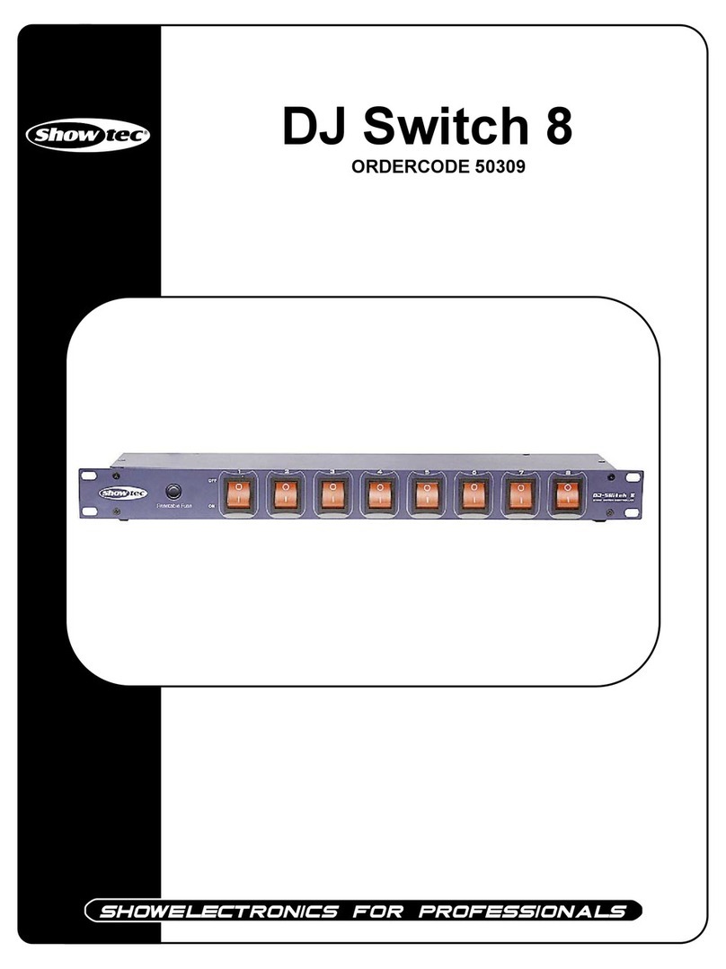 Show Tec DJ Switch 8 User manual