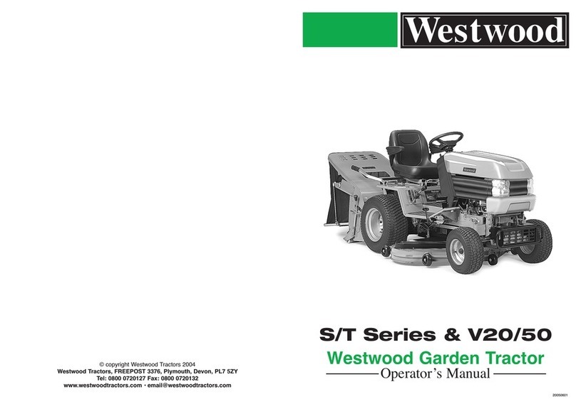 Westwood V20 Operator's manual