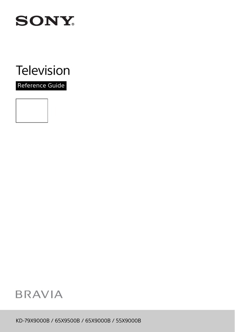 Sony Bravia KD-79X9000B User manual