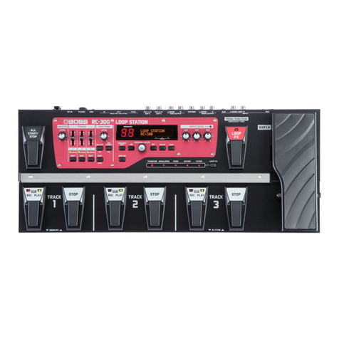 BOSSCO RC-300 Loop Station User manual