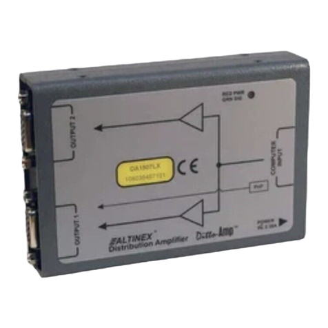 Altinex 1-In 2-Out VGA Distribution Amplifier... User manual