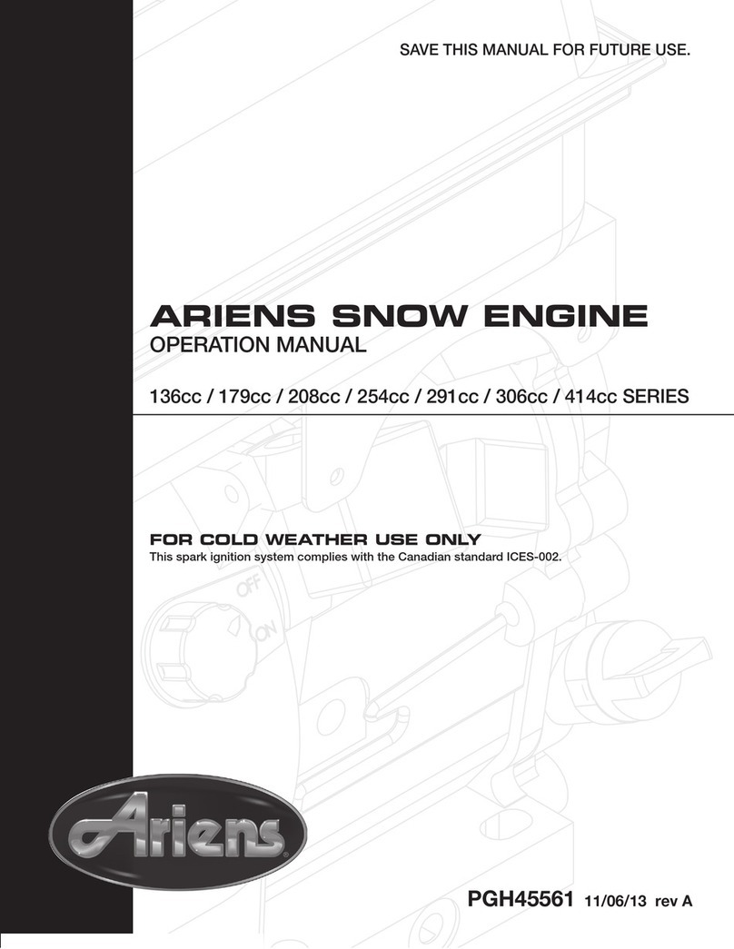 Ariens 136cc Series Operation manual