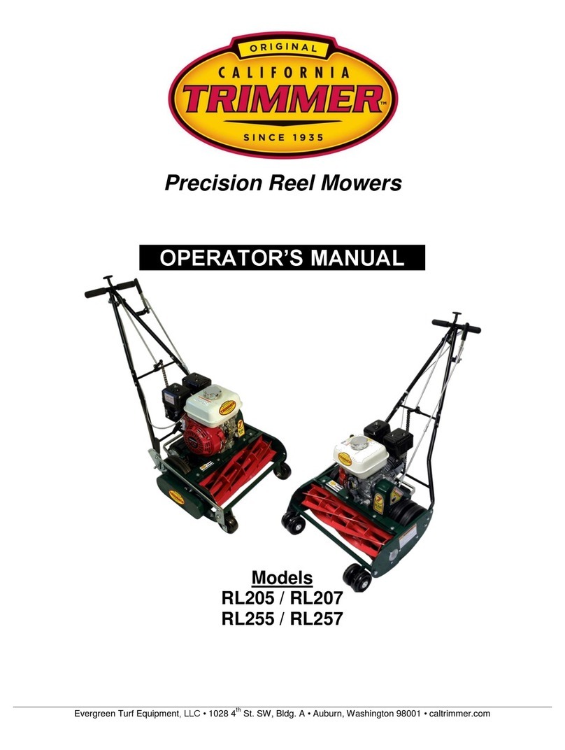 California Trimmer RL205 Operator's manual