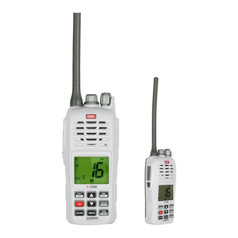 GME G-Com GX800 User manual