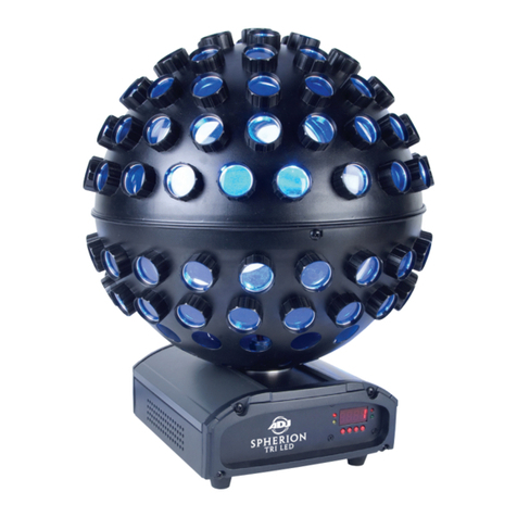 American DJ Spherion Tri LED User manual