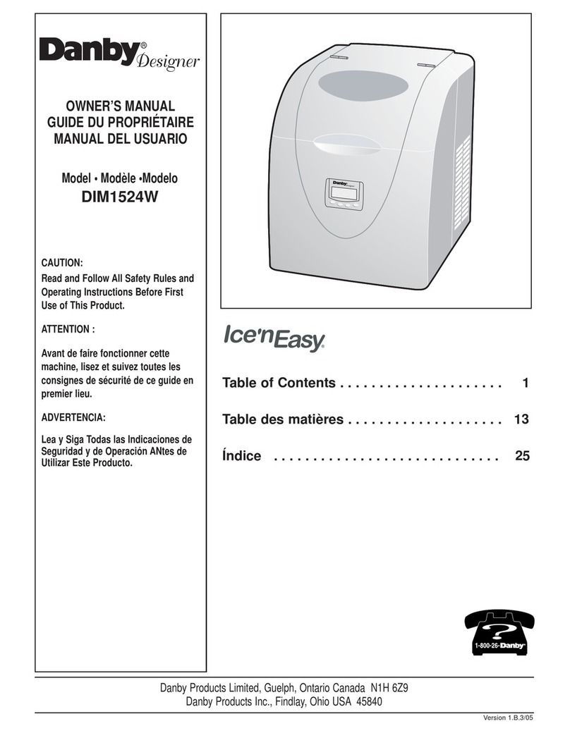 Danby Designer Ice'n Easy DIM1524W User manual