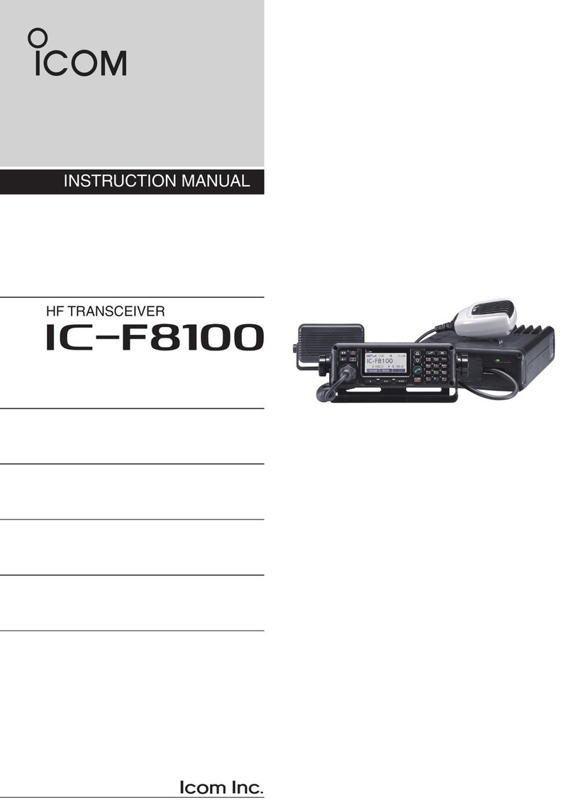Icom IC-F8100 User manual
