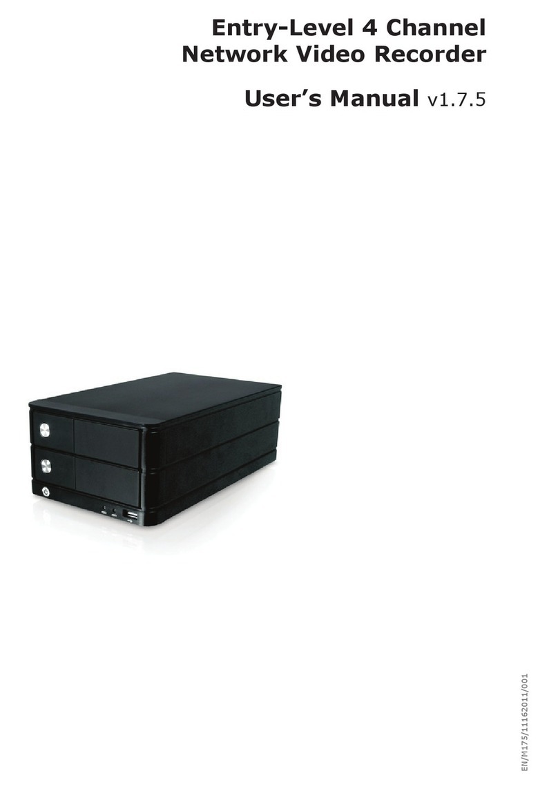Entry-Level 4 Channel Network Video Recorder user manual