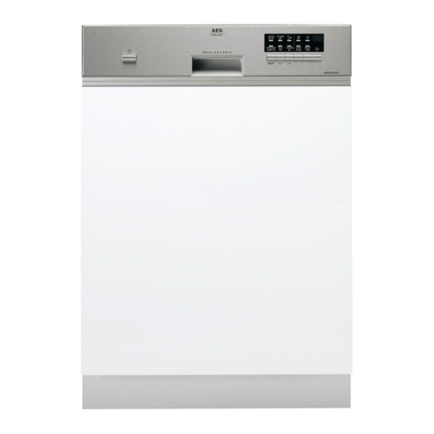 AEG Electrolux Built-In Dishwasher user manual