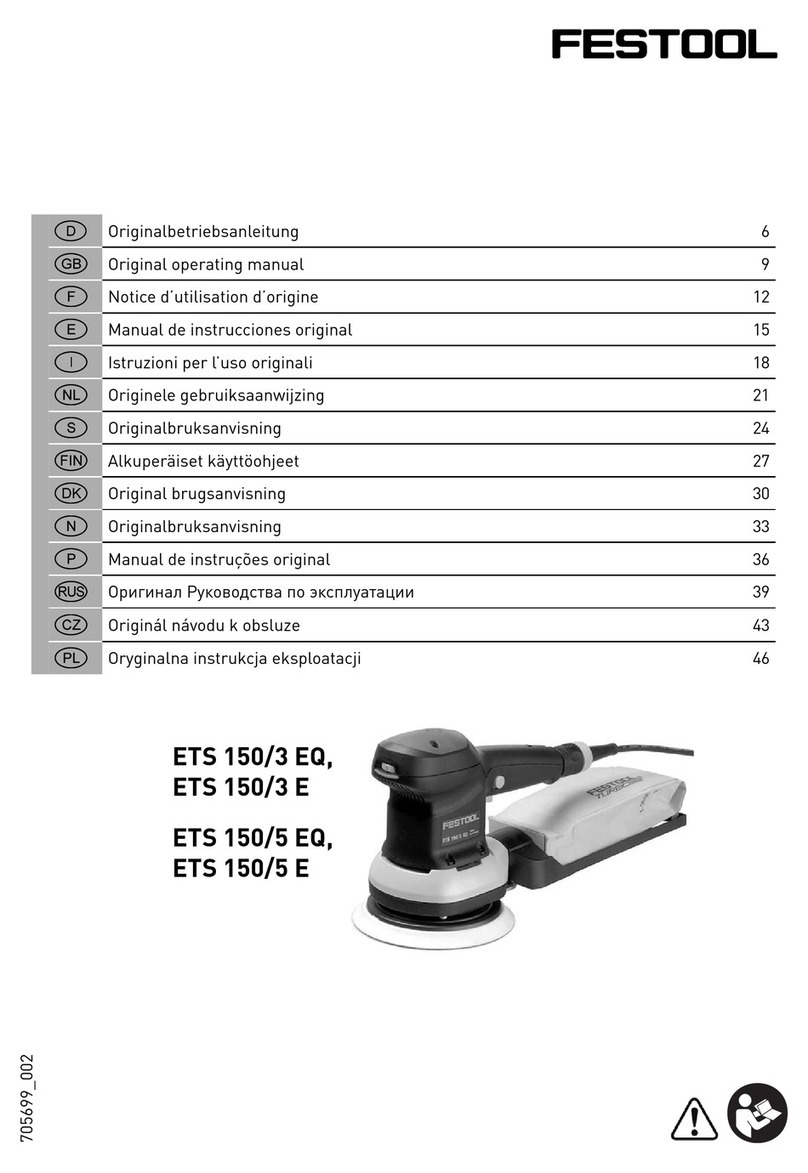 Festool ETS 150/3 EQ Installation instructions