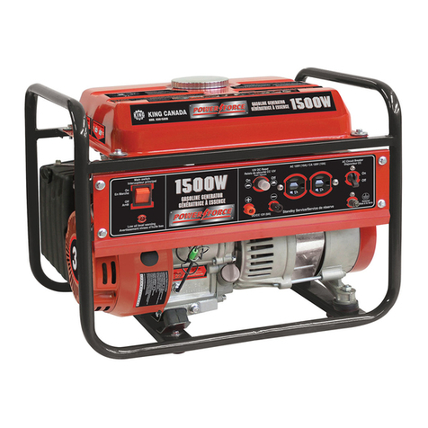 King Canada KCG-1501G instruction manual