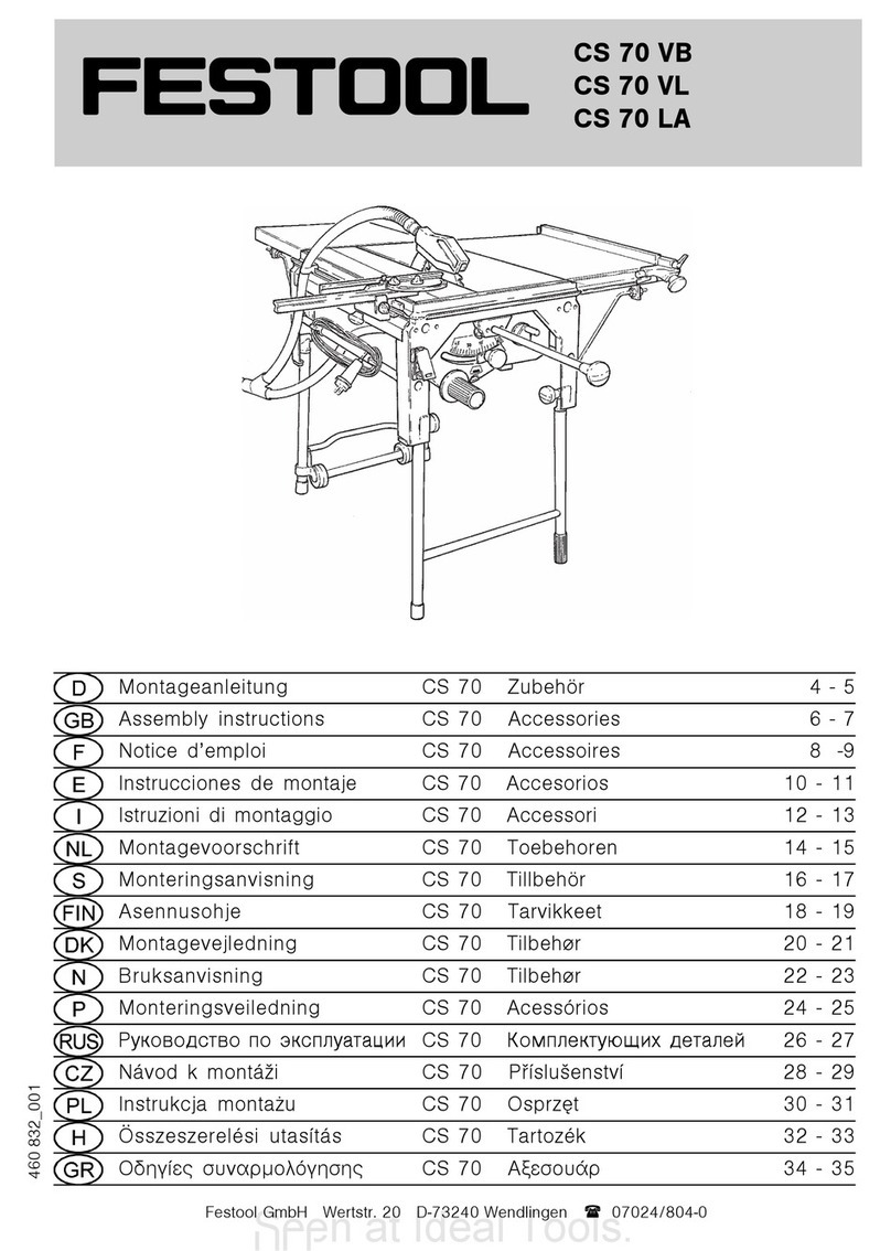 Festool CS 70 VB User manual