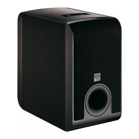 Bowers & Wilkins AS1 User manual