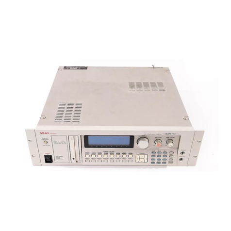 Akai S3200XL User manual