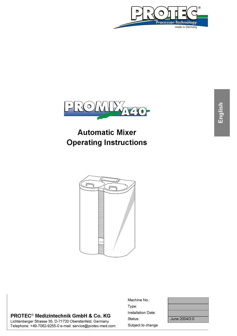 Pro-tec Promix A40 User manual