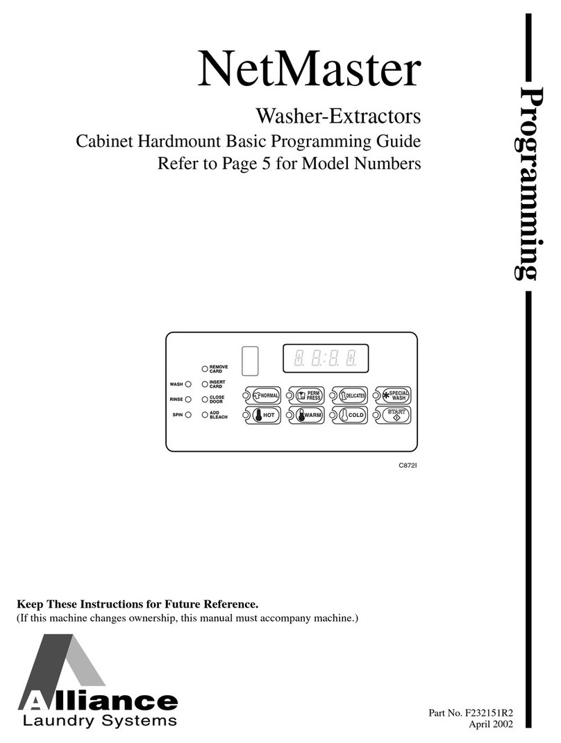 Alliance Laundry Systems NetMaster HC18NC2 User manual