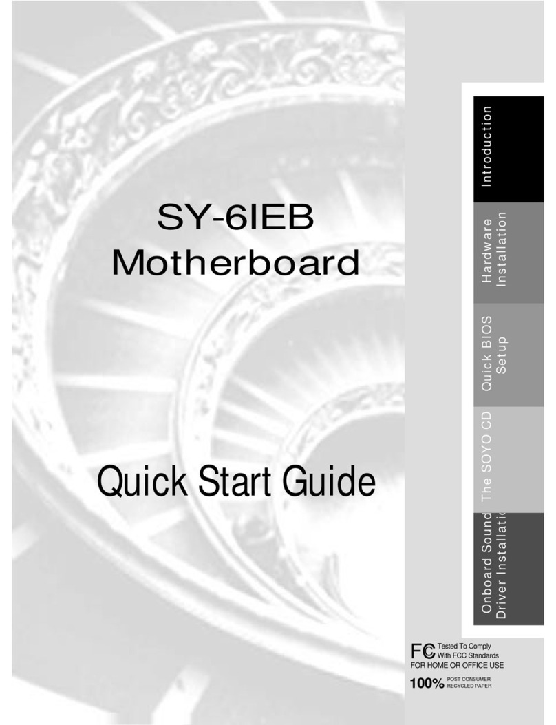 SOYO SY-6IEB User manual SOYO SY-6IEB User manual