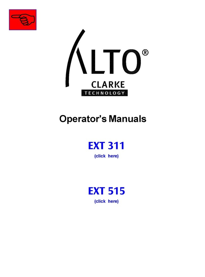 Clarke EXT 311 User manual
