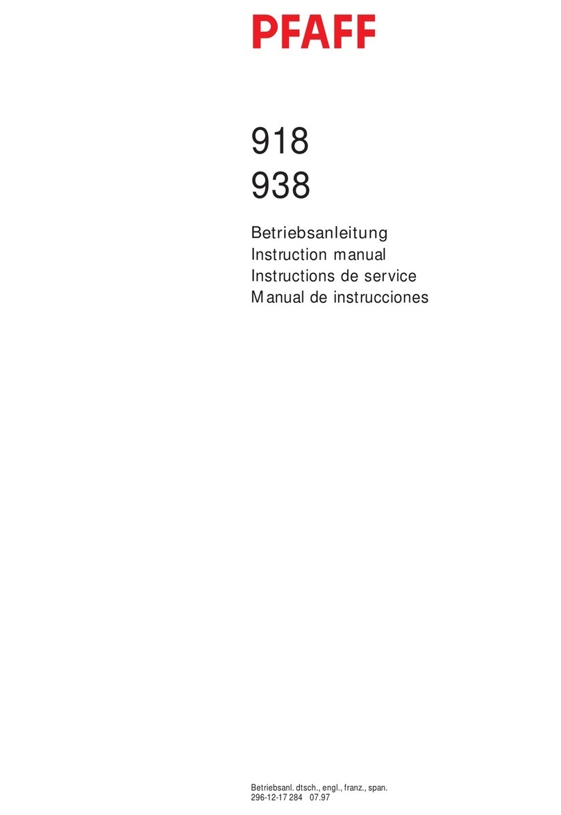 Pfaff 918 User manual Pfaff 918 User manual