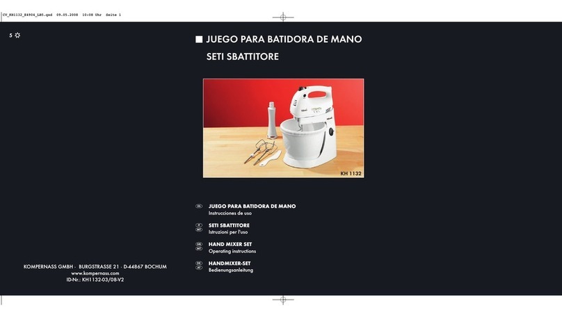 Bifinett KH 1132 operating instructions