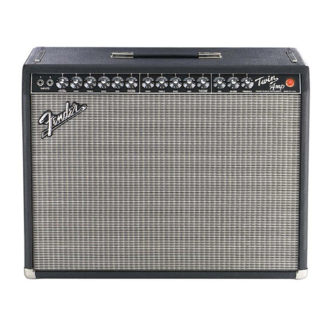 Fender Twin Amp 1994 User manual