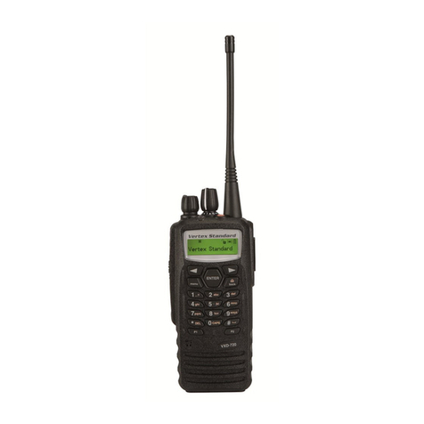 Vertex Standard VXD-720 digital User manual