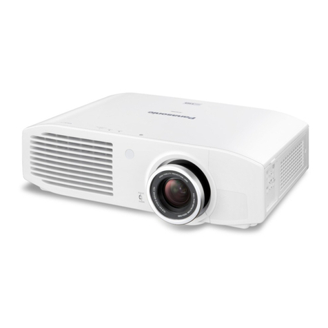 Panasonic PT-AR100EA User manual