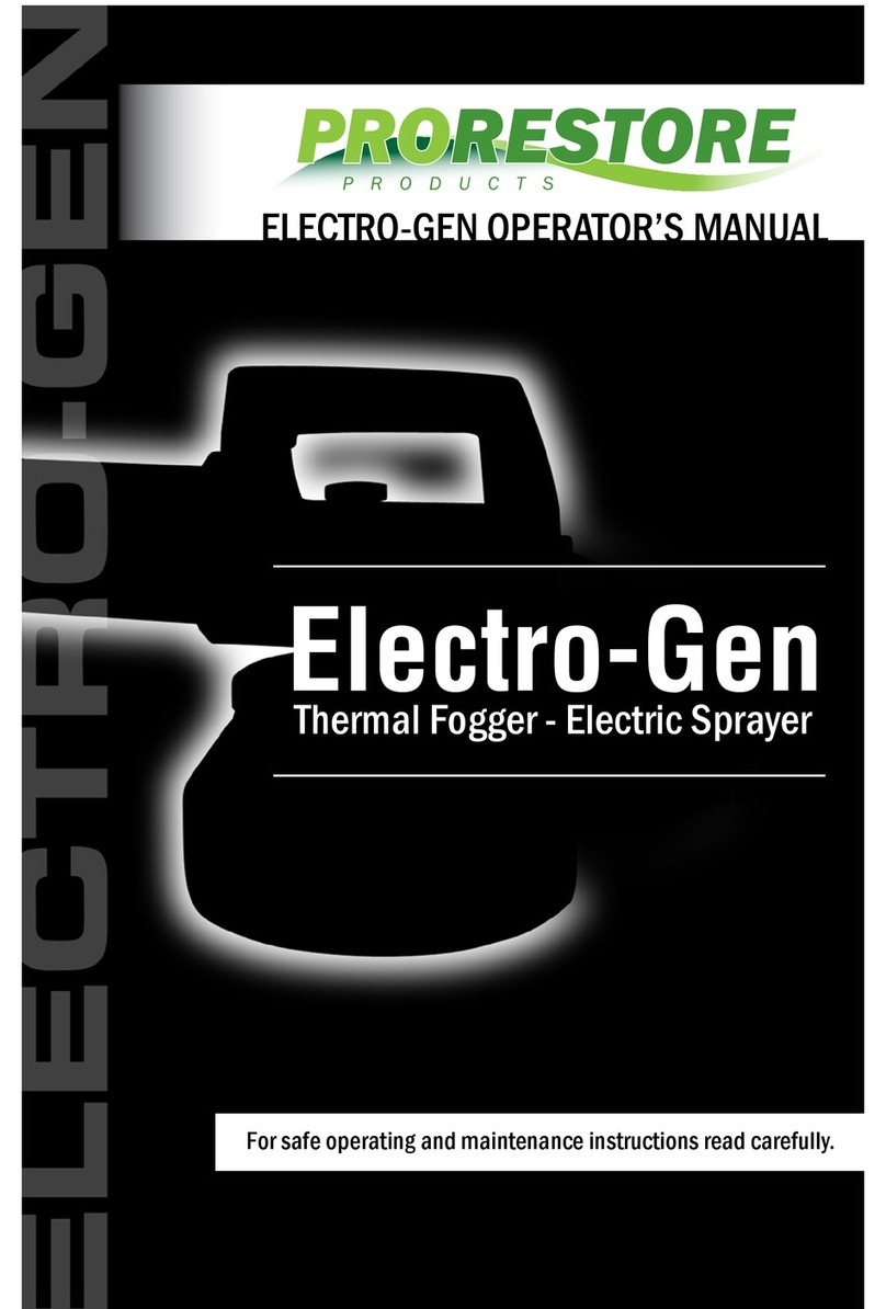 ProRestore ELECTRO-GEN Operator's manual