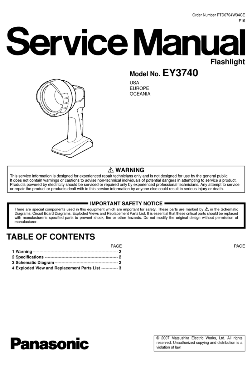 Panasonic EY3740 User manual Panasonic EY3740 User manual