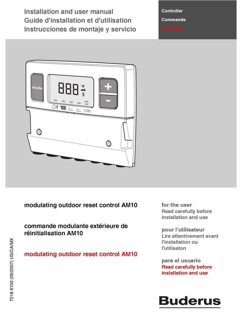 Buderus AM10 User manual