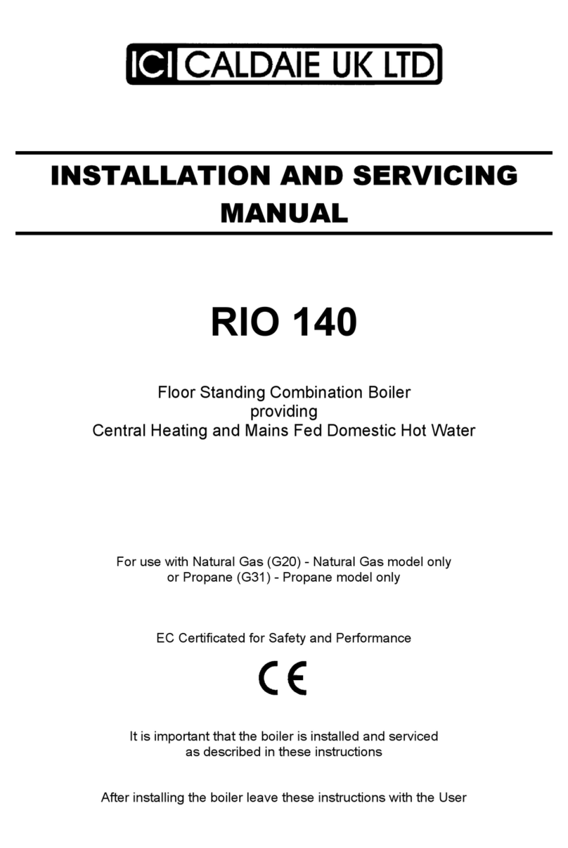 ICI Caldaie RIO 140 Datasheet
