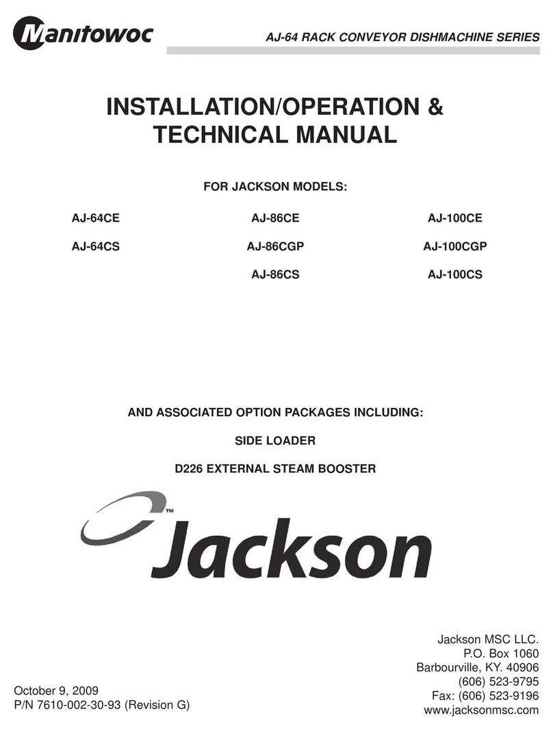 Manitowoc AJ-64CE Installation/operation & technical manual