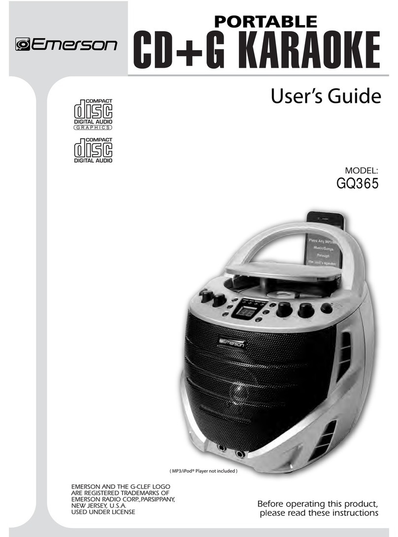 Emerson GQ365 user guide