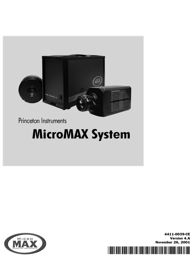 Princeton Instruments MICROMAX SYSTEM User manual Princeton Instruments MICROMAX SYSTEM User manual