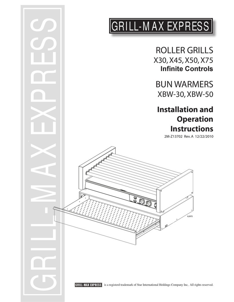 Grill-Max Express X30 Installation and operation instructions Grill-Max Express X30 Installation and operation instructions
