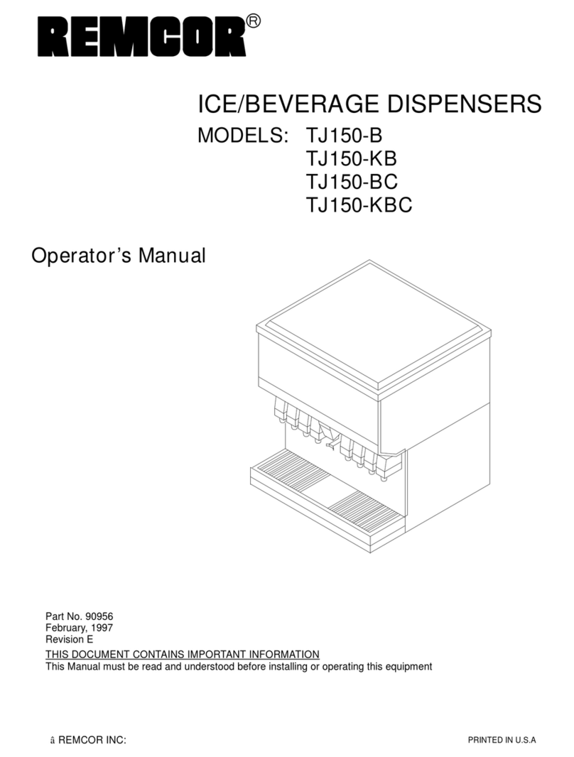 Remcor TJ150-B Operator's manual