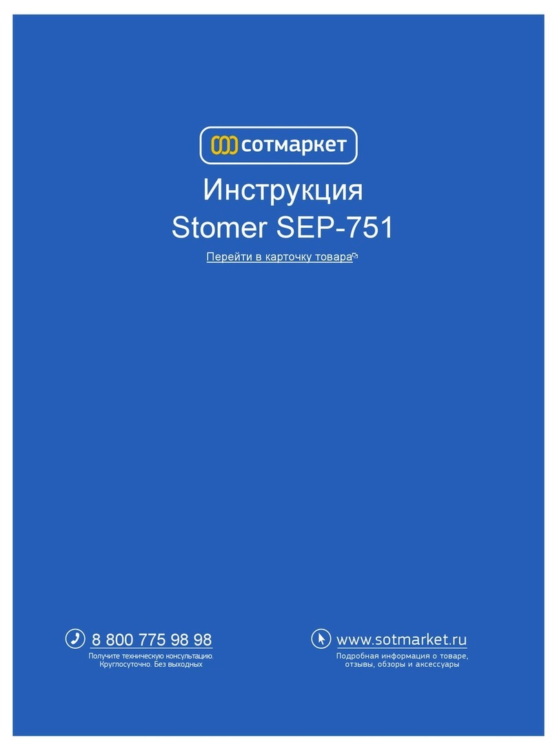 Stomer SEP-751 user manual