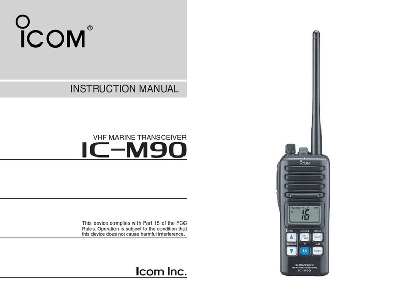 Icom IC-M90 User manual